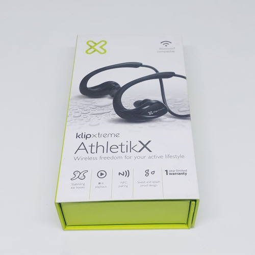 Audífonos Inalámbricos Klip Xtreme Athletikx Negro (openbox)