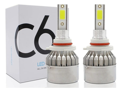 Carguia Kit De Luces Focos Led H1 H7 H11 9006 72w 6000k