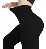 Leggins Deportivo Mujer Mallas Gym Mallones Dama Con Bolsas