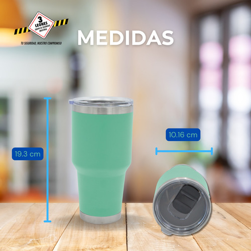 Termo De Acero Inoxidable 30 Oz Varios Colores