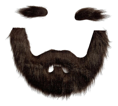 Juego De Barba Y Cejas Falsas, Accesorios De Marrón