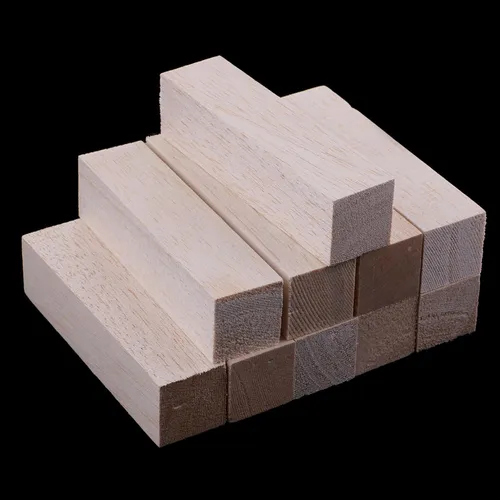 Bloque De Madera De Modelado 10 Piezas 120 Mm