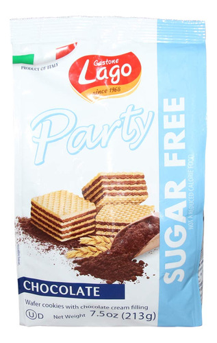 Gastone Lago Party Wafers - Relleno De Crema De Chocolate, 7