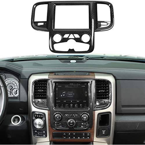 Para 2011 2017 Dodge Ram Abs Fibra De Carbono Consola C...