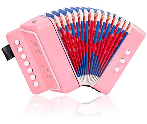 Accordion Kids Toy Acordeón Mini Instrumentos Musicales Botó