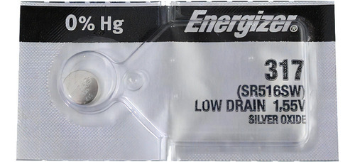 Pilha Bateria Relógio 317 Sr516sw Energizer C/5 Un