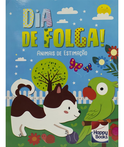 Meu LIVRO-Box com Quebra-cabeça: Animais de Estimação, de Brijbasi Art Press. Editorial Happy Books, capa mole em português, 2022