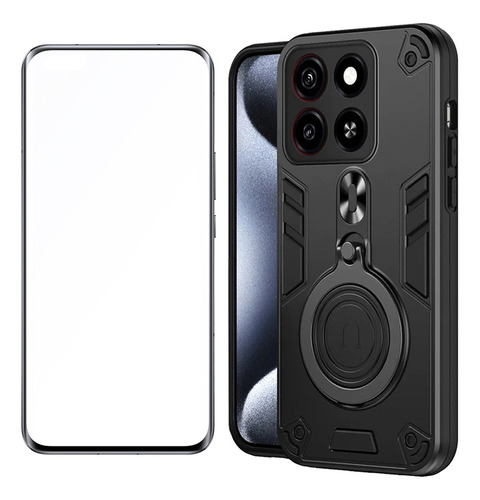 Funda Para Zte Blade A34 35 54 55 Soporte Guerrero+mica