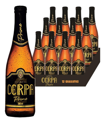 Cerveja Cerpa Prime Long Neck 350ml (12 Garrafas)