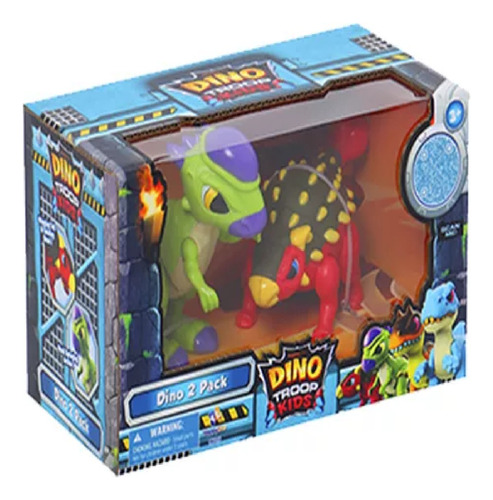 Dinosaurios De Juguete Set X 2 Dino Troops Kids Playking