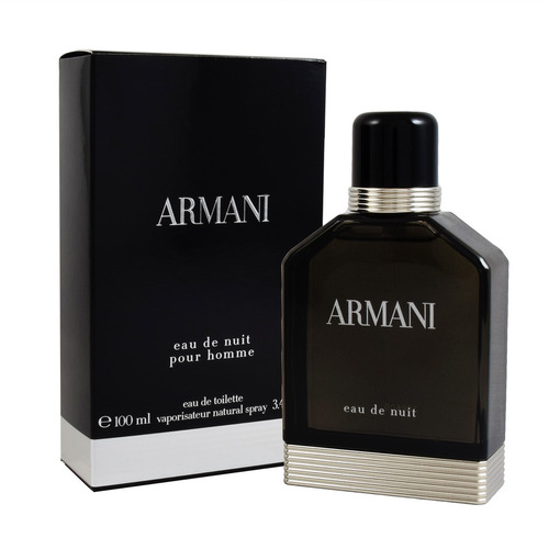 Perfume Armani Pour Homme Nuit 100ml Eau De Toilette Volume da unidade 100 mL