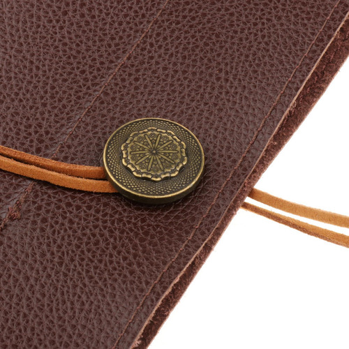 4 Estuche Enrollable De Cuero Pu Profesional Bolsa De