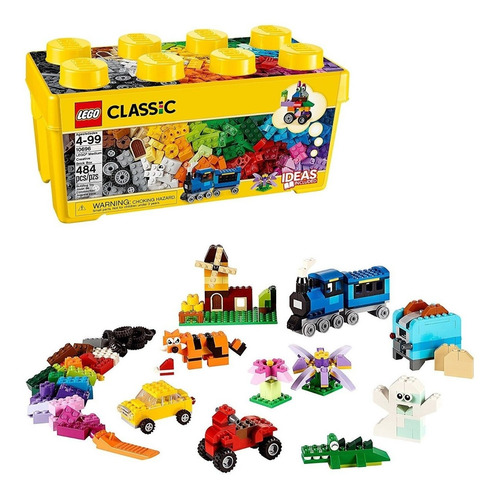 Lego Classic Caja De Ladrillo De 484 Fichas 10696 Envio Ya 