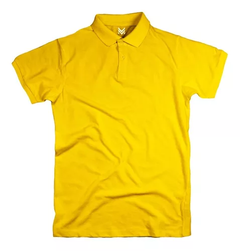 Vigilante silueta Proporcional Camisa Polo Amarilla Dotacion | MercadoLibre 📦