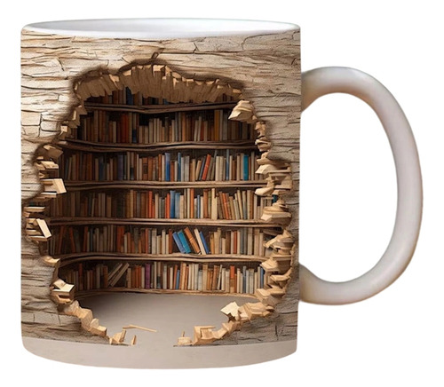 Taza De Estantería K13d, Con Forma De Biblioteca, Diseño Esp