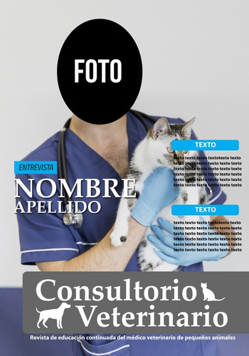 Cartel Recibida Tapa Veterinario - Imprimible Personalizada