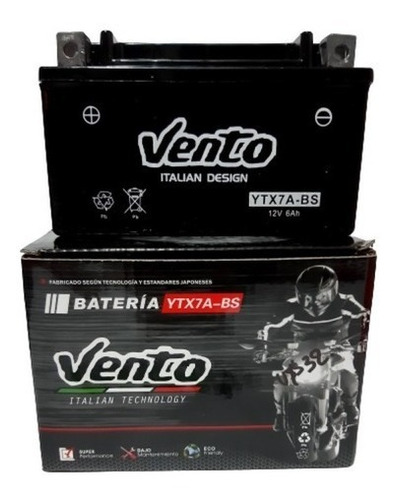 Bateria Moto Ytx7abs Vx / Dakar / Varias  S/mant Ver Medidas