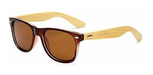 Mantenedor Polarizado Bamboo Wood Arms Gafas De Sol Prx7u