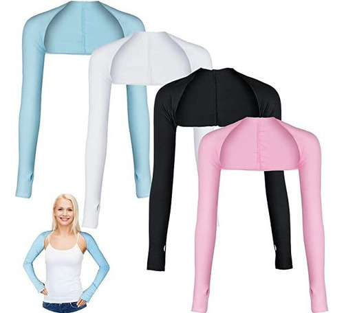 Chal De Enfriamiento Para Mujer, 4 Pares, Mangas Para El Bra