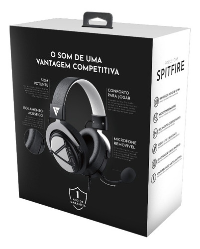Headset Gamer Force One Spitfire Multiplataforma