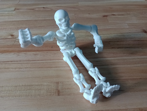 Esqueleto -pack X2- Armable 18cms Articulado 3d