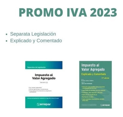 Separata Ley Iva Impuesto Al Valor Agregado + Explicado