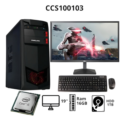 Computadora Pc Intel Core I5 16gb 1tb 19 Ccs100103