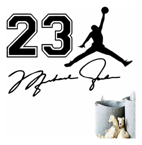 Vinilo Decorativo Autógrafo Michael Jordan #23