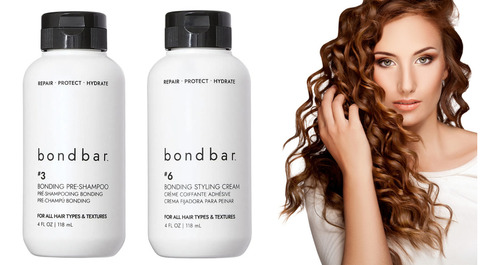 Kit Bondbar Repara E Hidrata Cabello Procesado Paso N° 3 Y 6