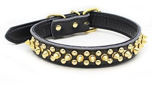 Avenpets Gorgeous Design Genuine Leather Dog Collar 7ym6l