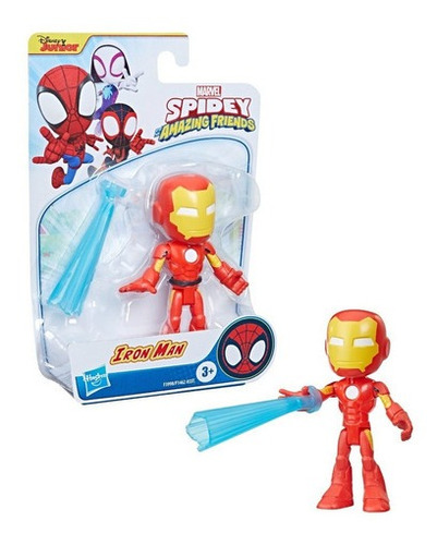 Figura Hasbro Marvel Spidey And His Amazing Friends Iron Man