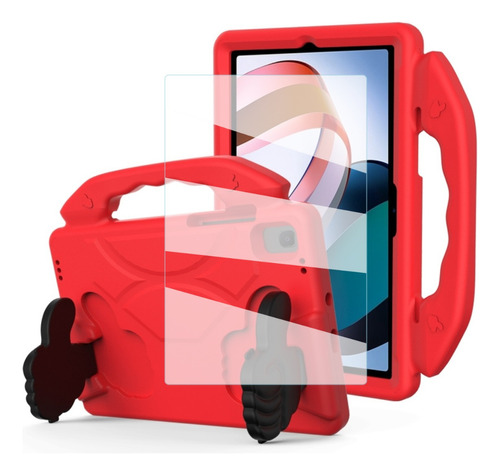 Mica + Funda Para Xiaomi Redmi Pad 10.61 Goma Rudo Niños Ok