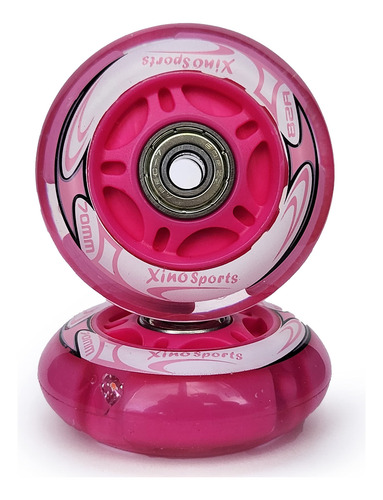 Xino Sports Inline Skates Replacement Wheels With Led Illumi
