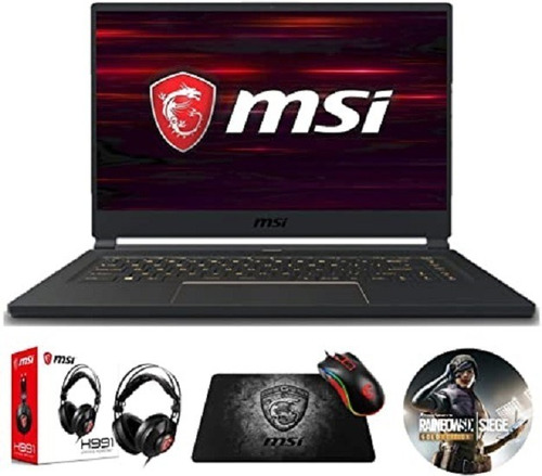 Imagen 1 de 1 de Msi Gs65 Stealth Core I7 9th Gen Rtx 2060 Ssd Gaming Laptop
