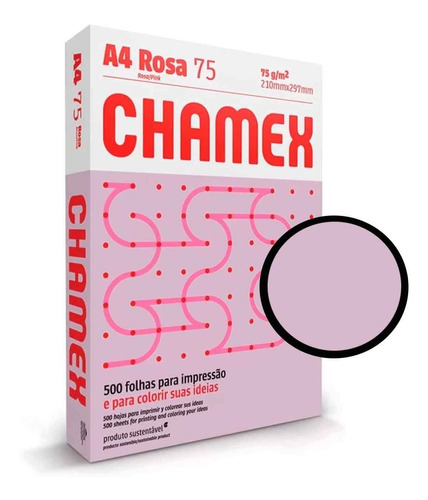 Hojas Papel Fotocopia Impresión A4 Chamex Colores