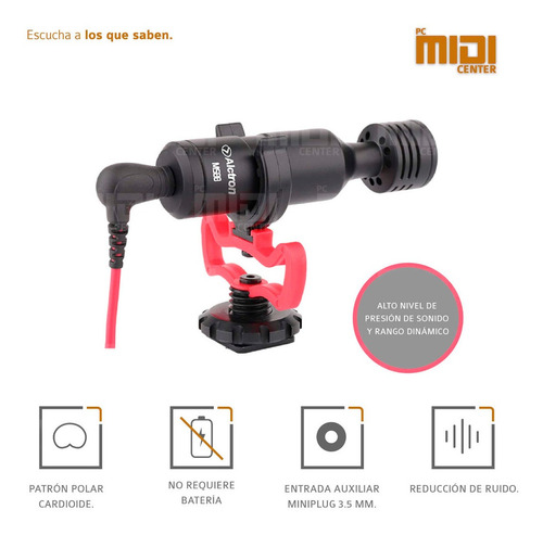 Imagen 4 de 7 de Microfono Condensador Para Video Camara Alctron M588