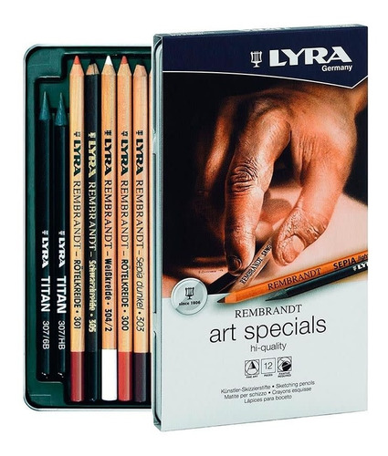 Lyra Rembrandt - Kit Lápices Para Bocetos Art Specials