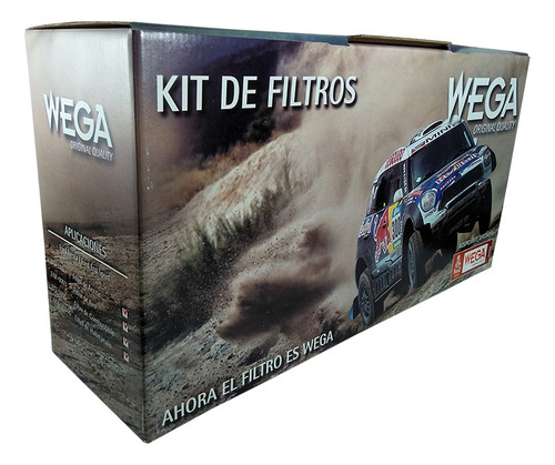 Kit 4 Filtros Wega Ford Fiesta, Ecosport 1.6 8v 03-- Npcars