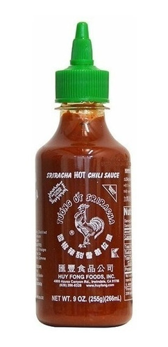 Imagen 1 de 1 de Huy Fong Foods, Salsa Sriracha, 255 G