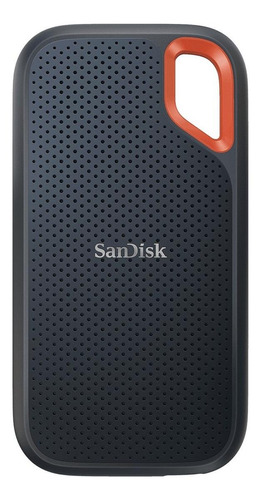 Imagen 1 de 4 de Disco sólido SSD externo SanDisk Extreme SDSSDE61-1T00-G25 1TB negro