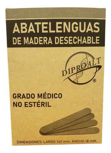 Abatelenguas Desechables De Madera 12000 Piezas