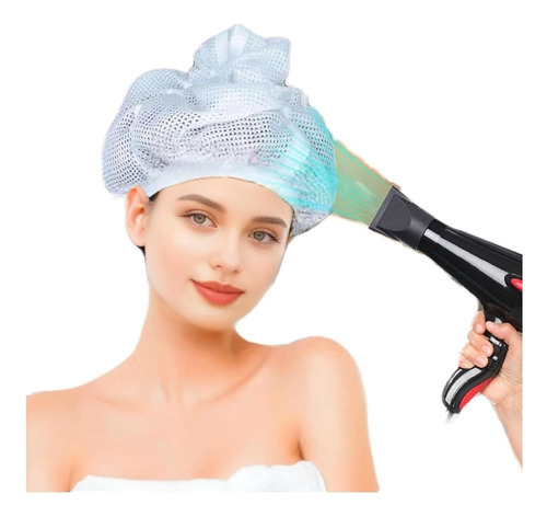 Net Plopping Cap For Drying Curly Hair,net Plopping Bonnet