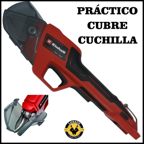 Imagen 7 de 10 de Tijera De Poda Inalambrica Jardin A Bateria 18v Einhell