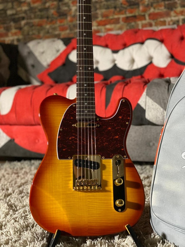 Imagem 4 de 7 de Guitarra Seizi Selection Katana Tele Cherry Sunburst Ltd Ed