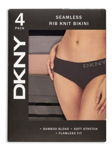 Bikini Dkny Ropa Interior Para Dama 4 Piezas