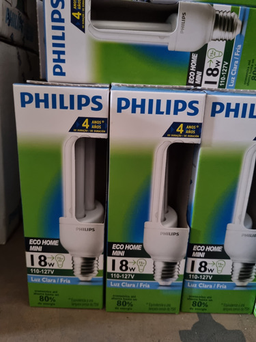 Bombillo Ahorrador Philips Triple 18w 