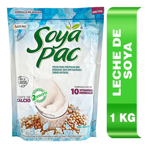 Leche O Bebida De Soya En Polvo Soyapac 1 Kg