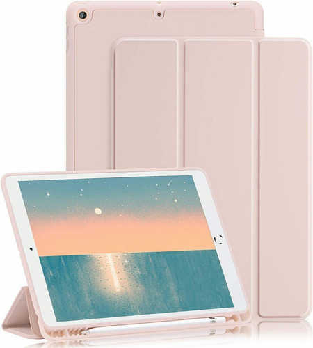 Funda Para iPad 10.2 9ª 8ª 7ª Generación 2021 Slim Rosa 