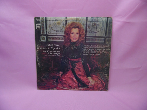 Acetato Vinil Vikki Carr Canta En Español ** Año 1972 **