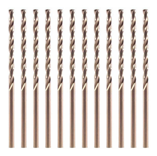 12 Brocas De Cobalto No. 43 1-1/4 X 2-1/4 Pulgadas Viking